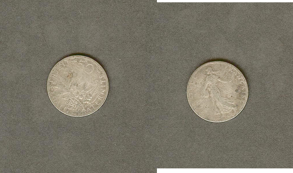 50 centimes Semeuse 1903 Paris TB